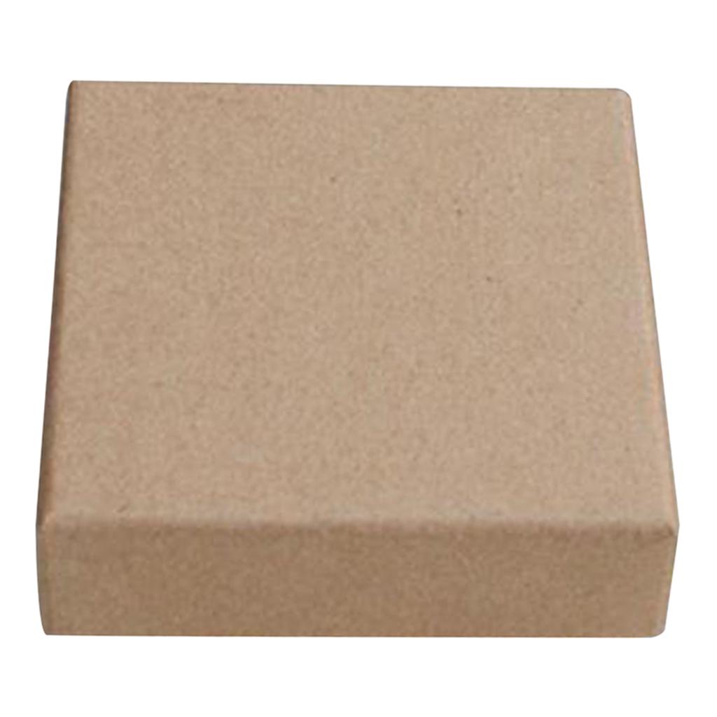 Brown Gift Boxes Kraft Paper Box 9x9x3cm Bridesmaid Proposal Boxes with Lids
