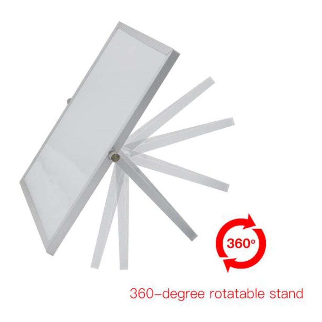 Dry Erase White board Desktop Mini Easel Reversible For Office Home 20x30cm