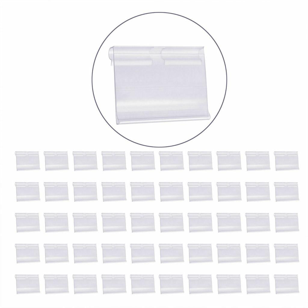 Clear Plastic Label Holder Retail Price Tag Label Holder 90x42mm