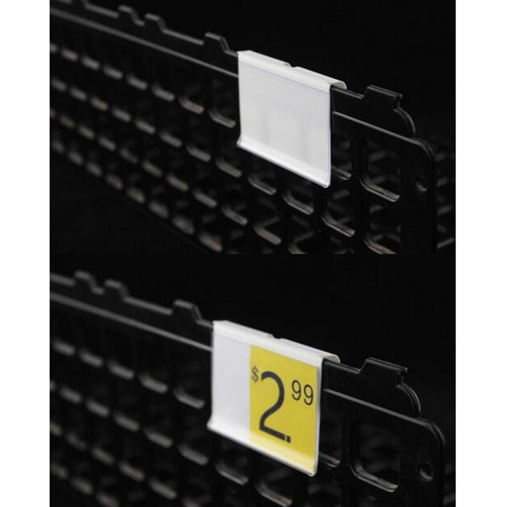 Clear Plastic Label Holder Retail Price Tag Label Holder 70x42mm