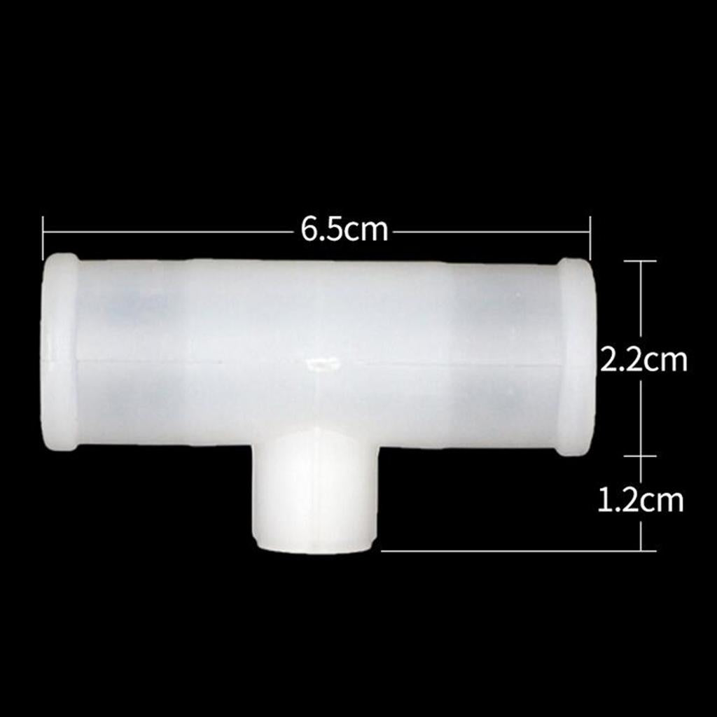 10pcs 1/2inch PVC Tee Fittings for Threaded Poultry Nipples Chicken Waterer