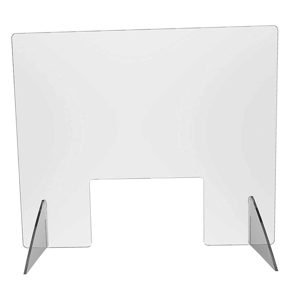 Sneeze Guard Protection Acrylic Safety Counter Barrier Nail Salon Office H