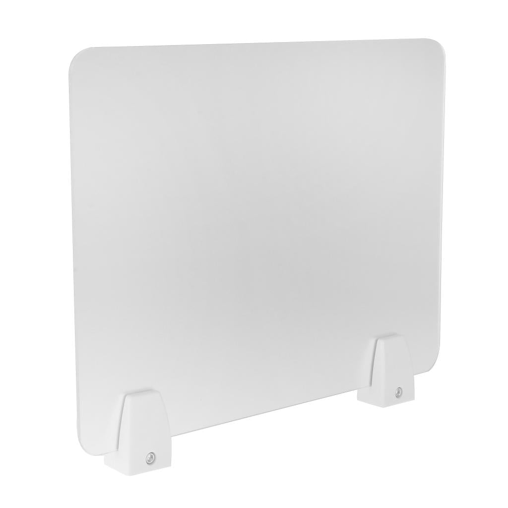 Sneeze Guard Distancing Barrier Desk Shield Lightweight Protector Translucent 30x40cm