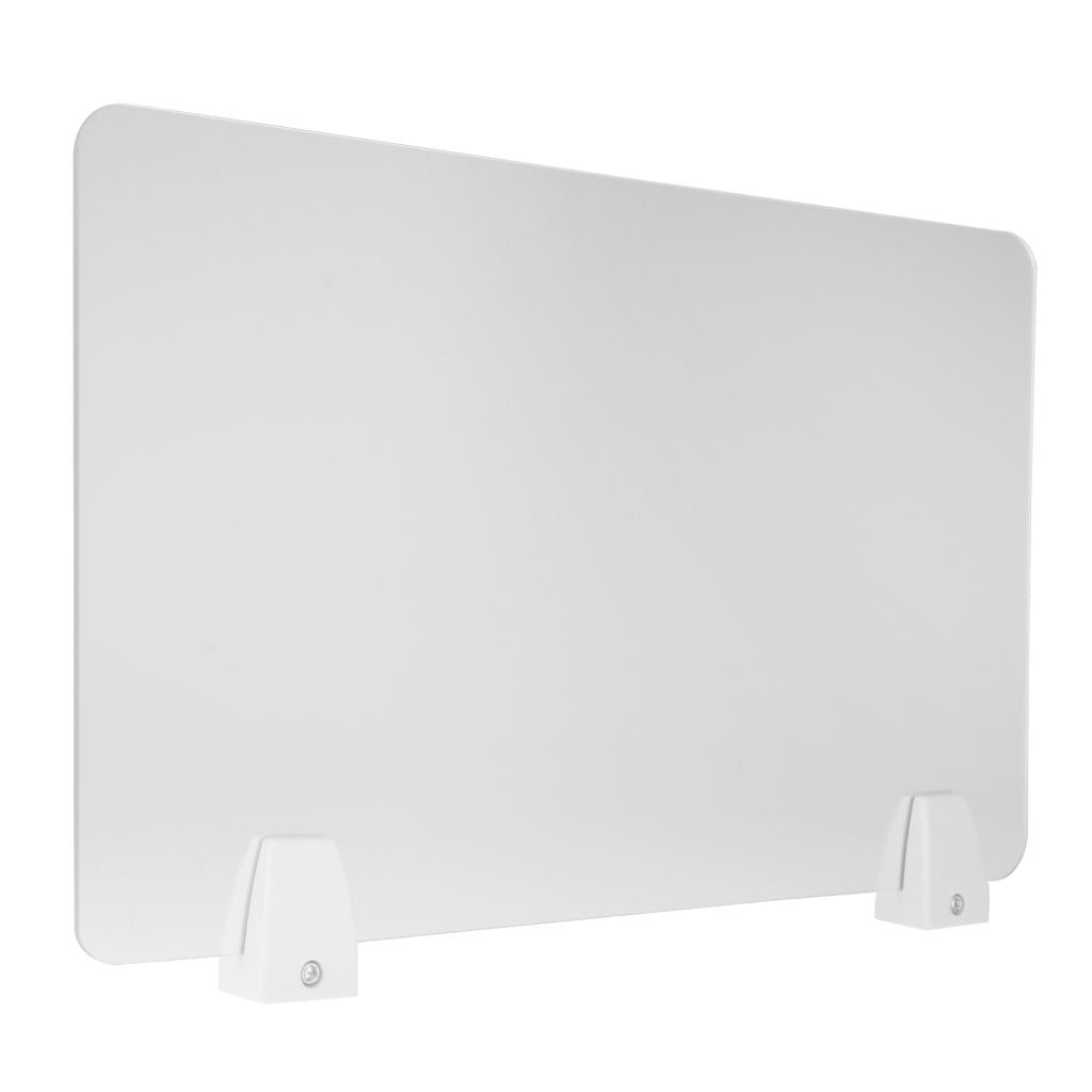 Sneeze Guard Distancing Barrier Desk Shield Lightweight Protector Translucent 30x50cm