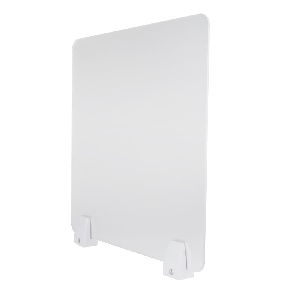 Sneeze Guard Distancing Barrier Desk Shield Lightweight Protector Translucent 40x40cm