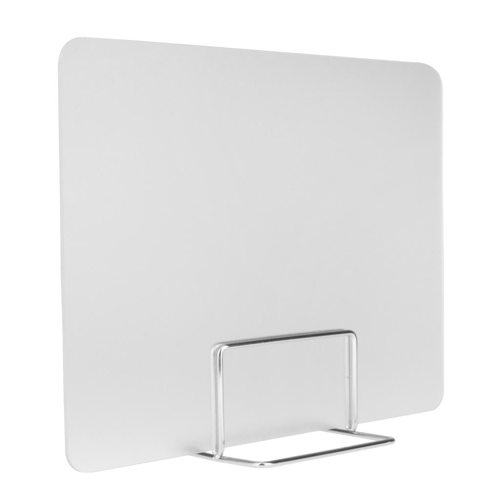 Sneeze Guard Distancing Barrier Desk Shield Portable Lightweight Protect Translucent 30x40cm