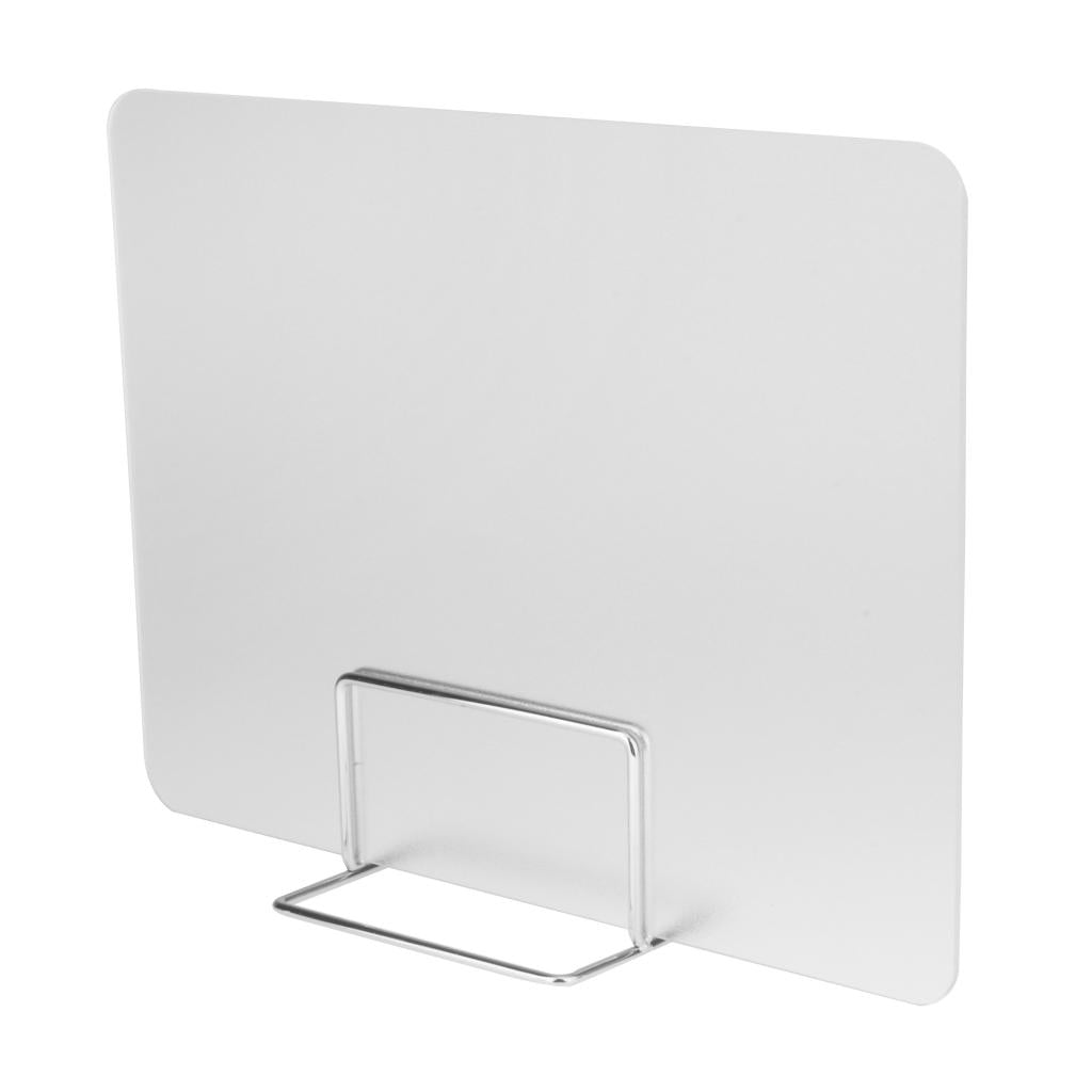 Sneeze Guard Distancing Barrier Desk Shield Portable Lightweight Protect Translucent 30x40cm