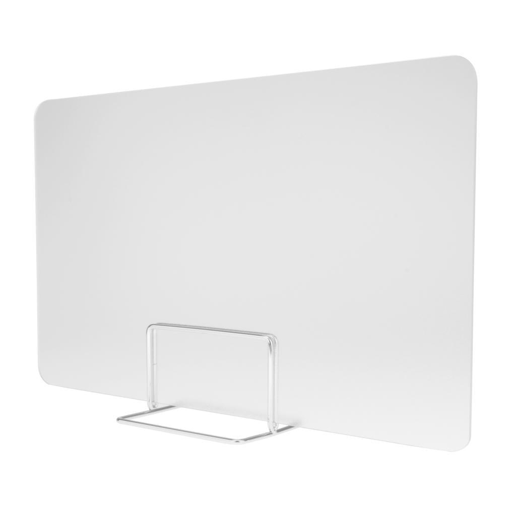 Sneeze Guard Distancing Barrier Desk Shield Portable Lightweight Protect Translucent 30x50cm