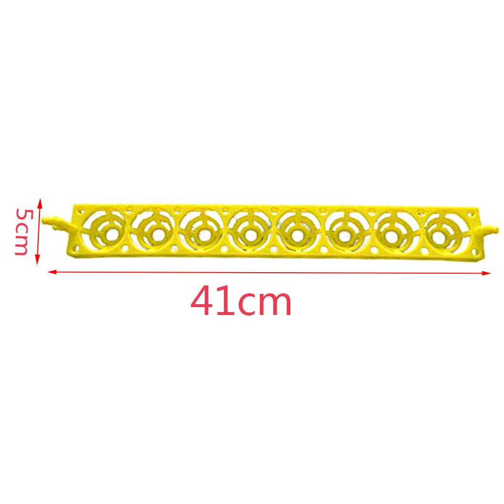 Egg Turning Tray for Duck Poultry Goose Birds Accs Replacement Parts Yellow 8 Egg