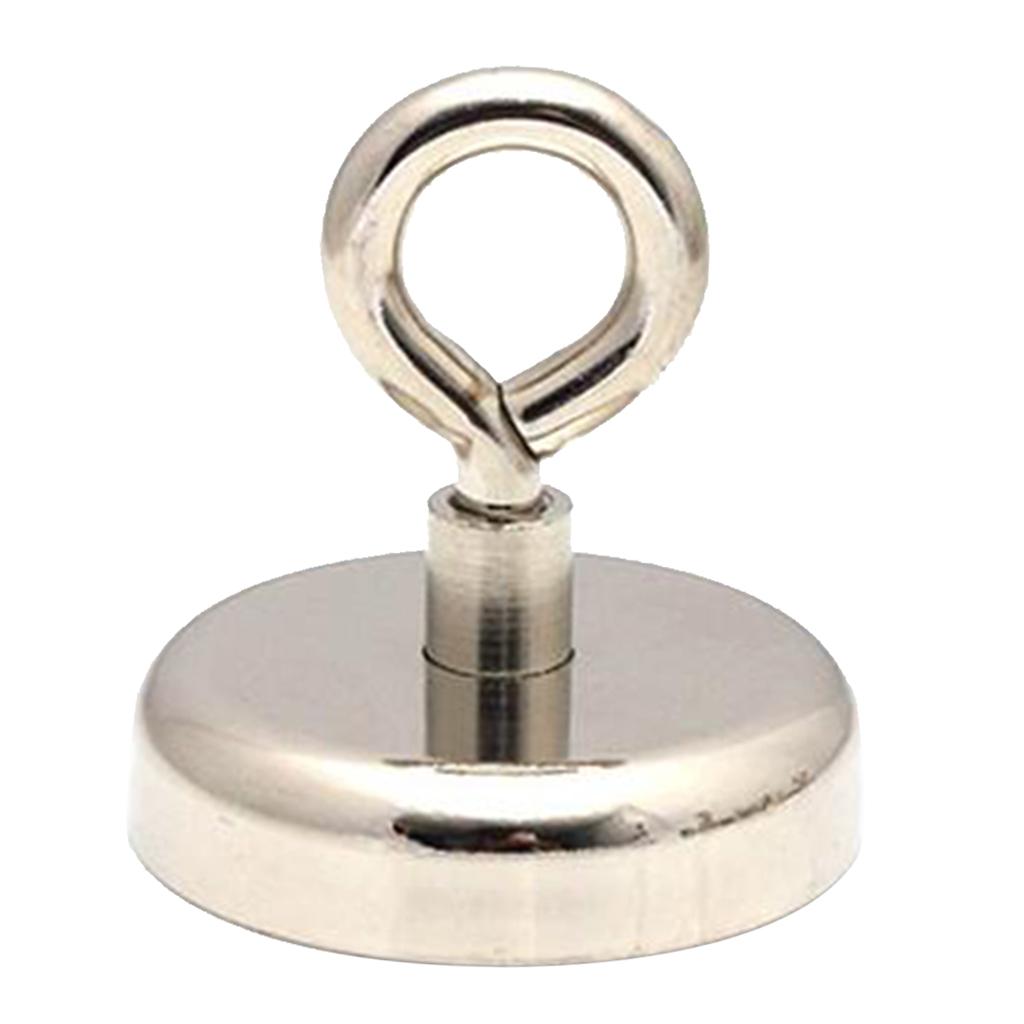 Pull Force Magnets Hook Refrigerator Round Magnets Eyebolt Hooks 8KG Pull