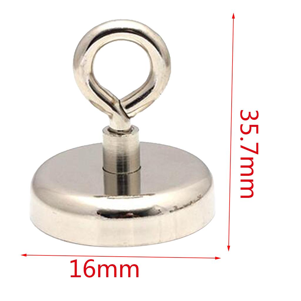 Pull Force Magnets Hook Refrigerator Round Magnets Eyebolt Hooks 8KG Pull