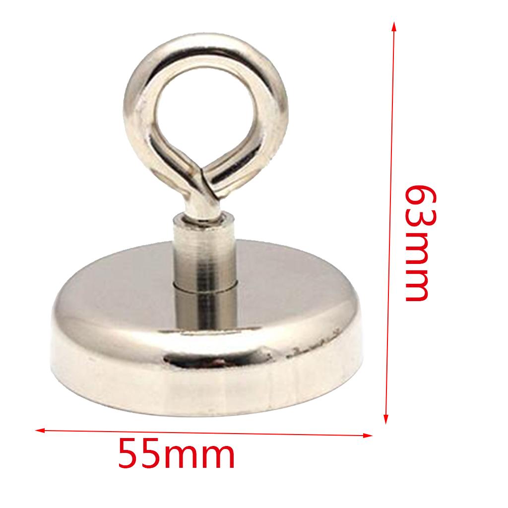 Pull Force Magnets Hook Refrigerator Round Magnets Eyebolt Hooks 95KG Pull