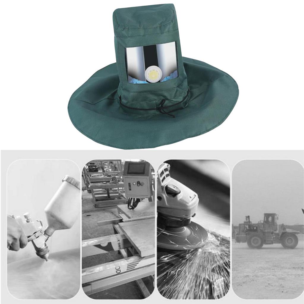 Work Protection Canvas Sand Blasting Hood Mild Blasting Grinding Equipments