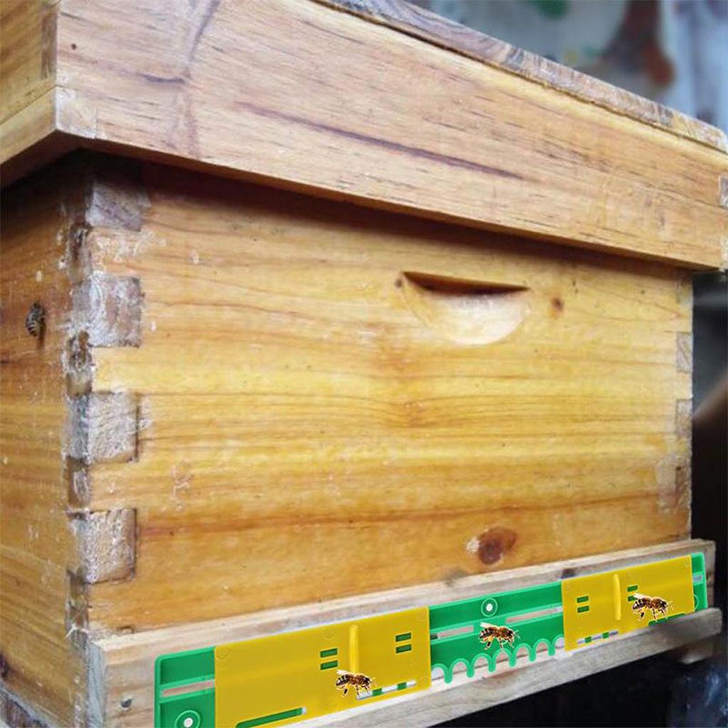 Set of 5 Plastic Beehive Entrance Travel Door Nest Breeding Beekeeper Supply 37.5cm