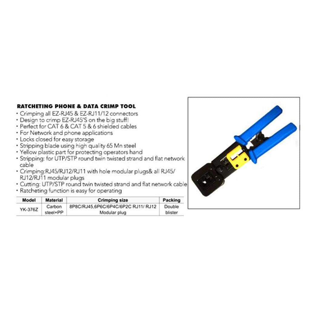 Hand Cable Plier Wire Crimping Tool Plug Electrical Wires Easy Cut Tools