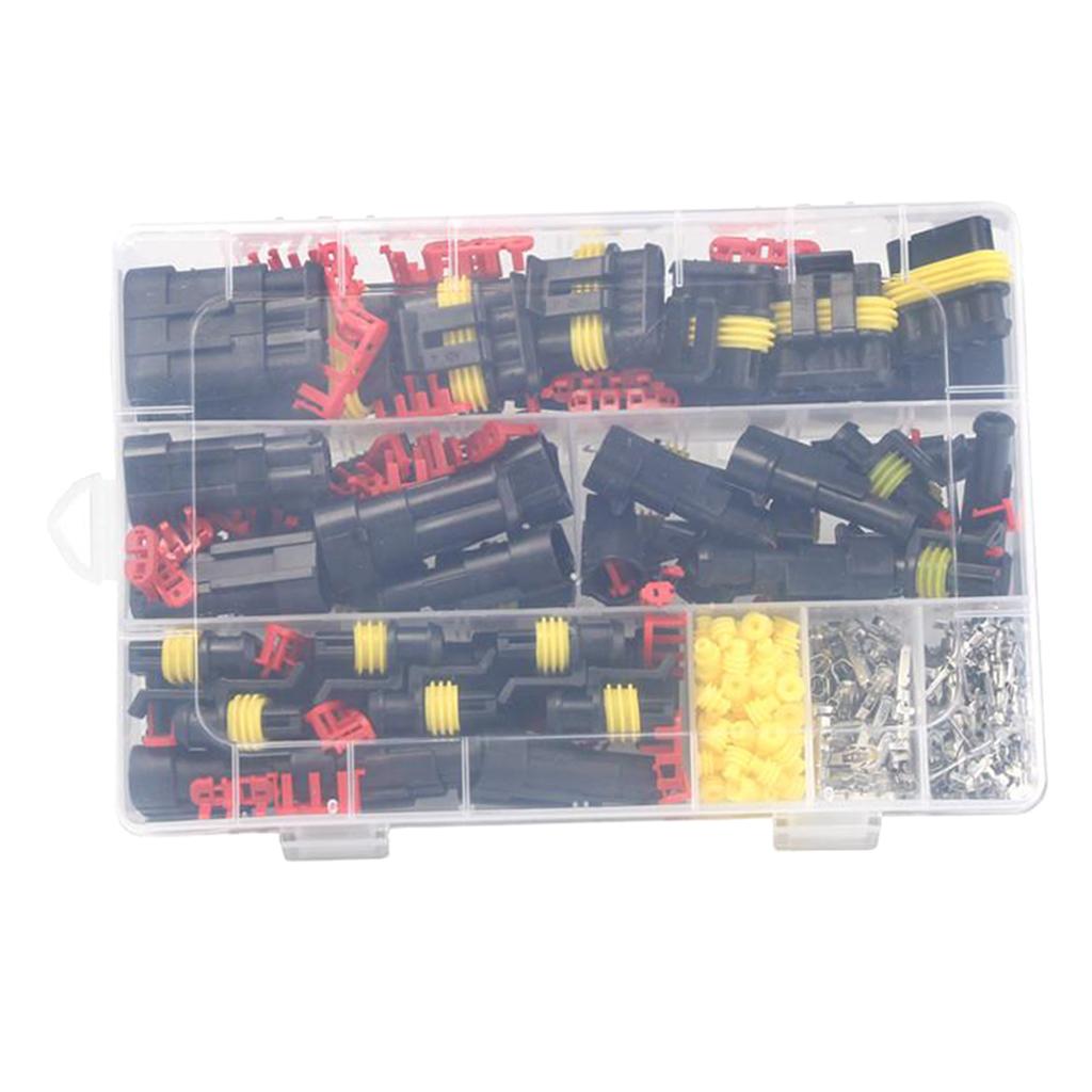 Car Waterproof Electrical Wire Cable Automotive Connector 1/2/3/4 Pin Way