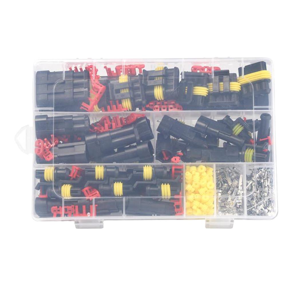 Car Waterproof Electrical Wire Cable Automotive Connector 1/2/3/4 Pin Way