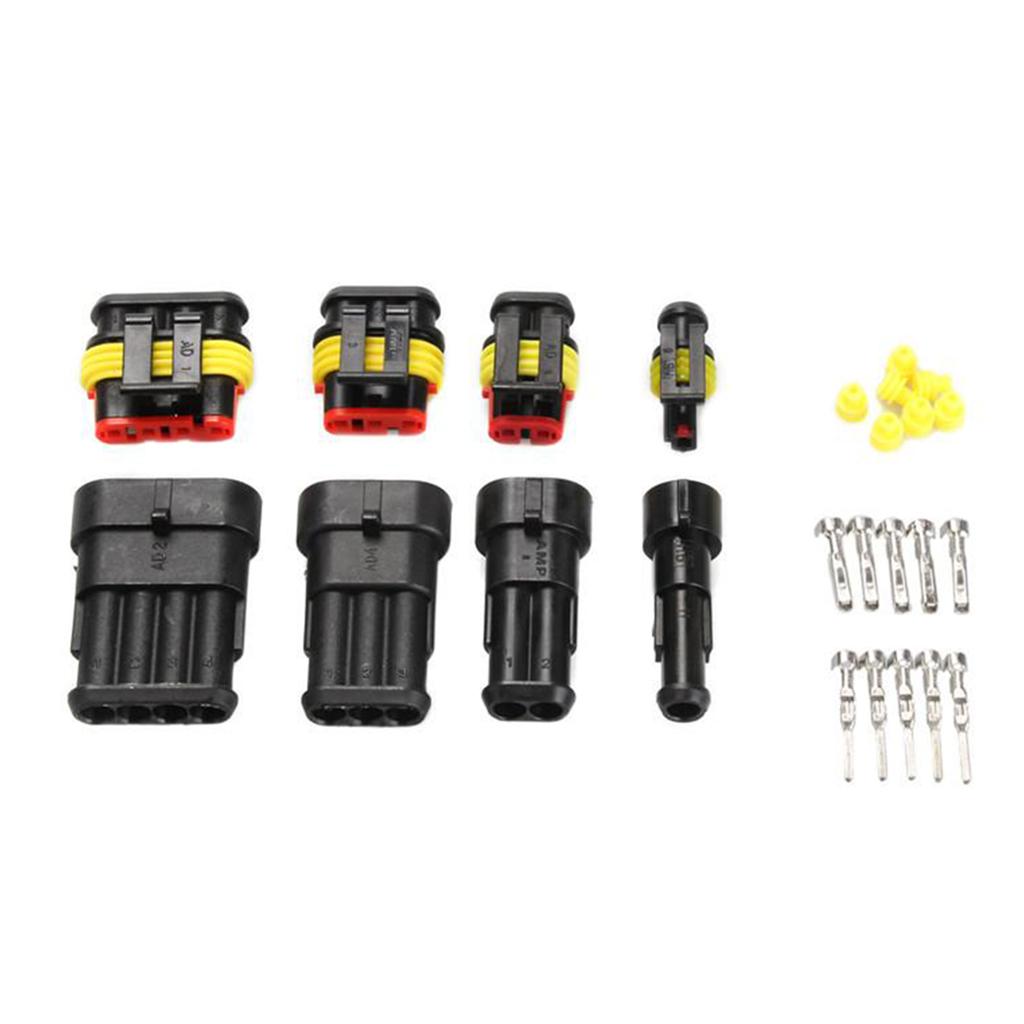 Car Waterproof Electrical Wire Cable Automotive Connector 1/2/3/4 Pin Way