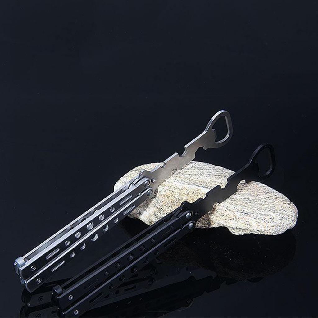 Butterfly Knife Multitool Butterfly Bottle Opener Bartender Supplies White