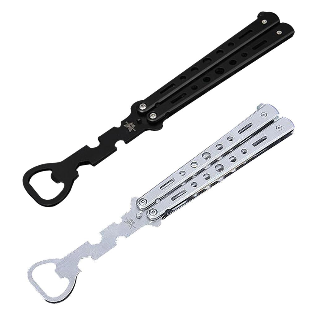 Butterfly Knife Multitool Butterfly Bottle Opener Bartender Supplies White