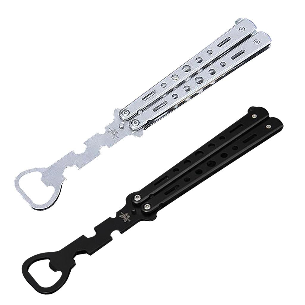 Butterfly Knife Multitool Butterfly Bottle Opener Bartender Supplies White