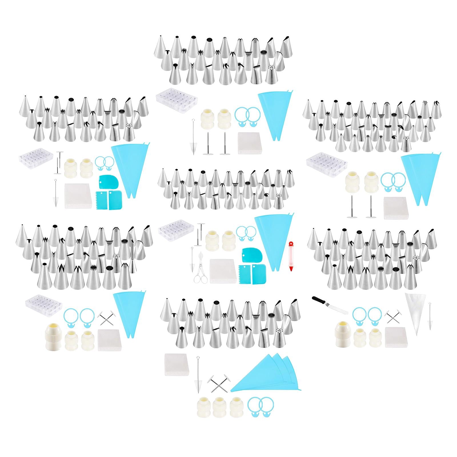 Cake Nozzles Baking Supplies Tips Cake Decorating Tool 134 Pieces Style 1