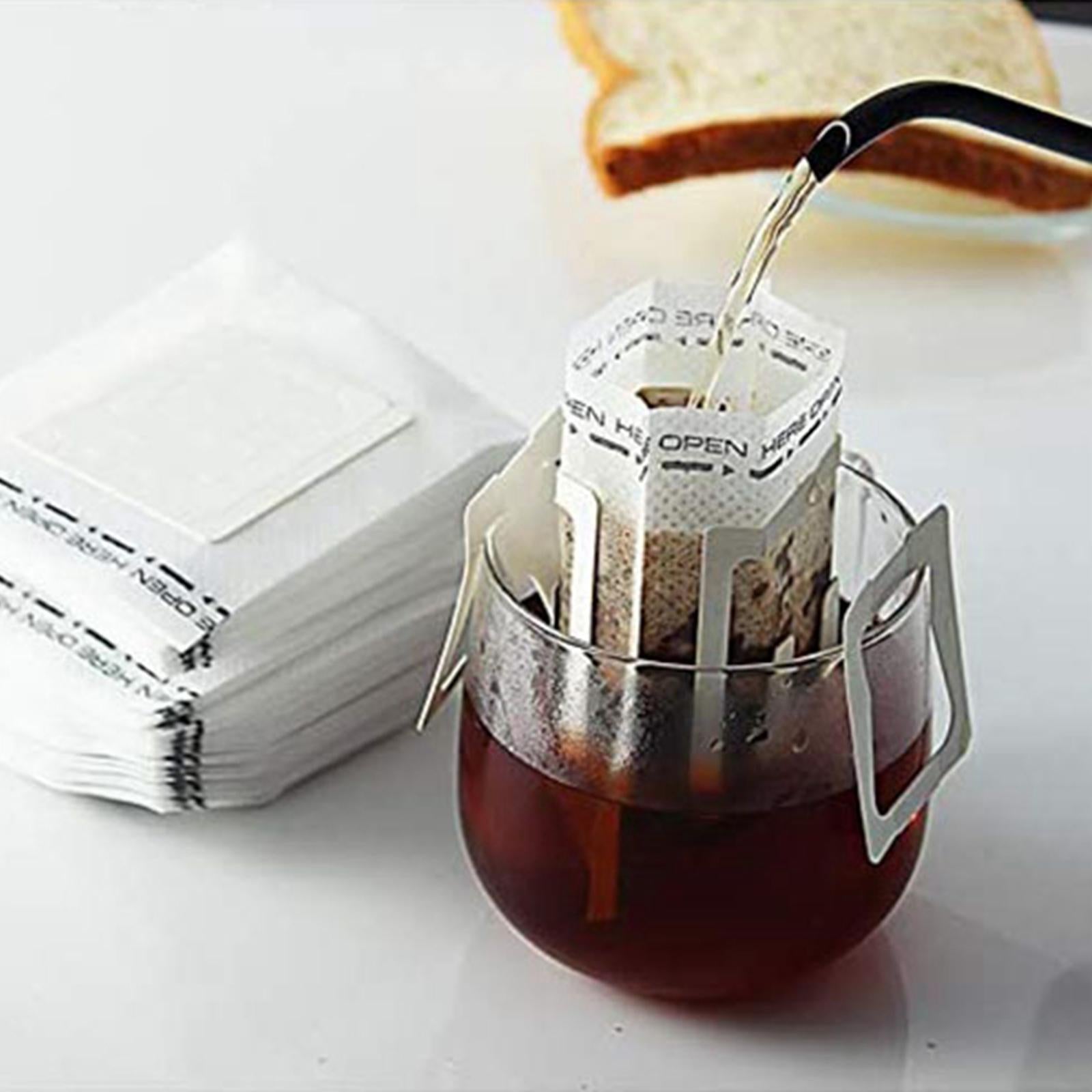 Portable Coffee Filter Paper Bag Disposable for Office Tea Tools Kitchen Bar