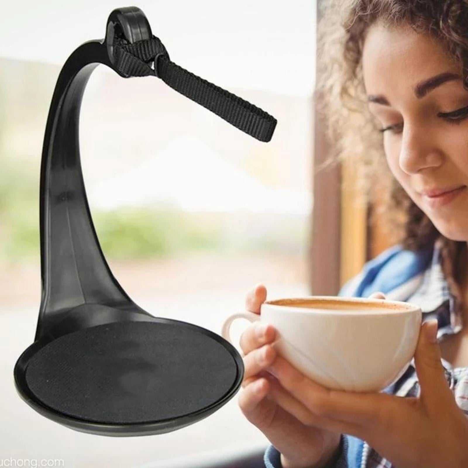Never Spill Coffee Handle Mug Holder Tea Cup Mat Coaster Cooking Accessory