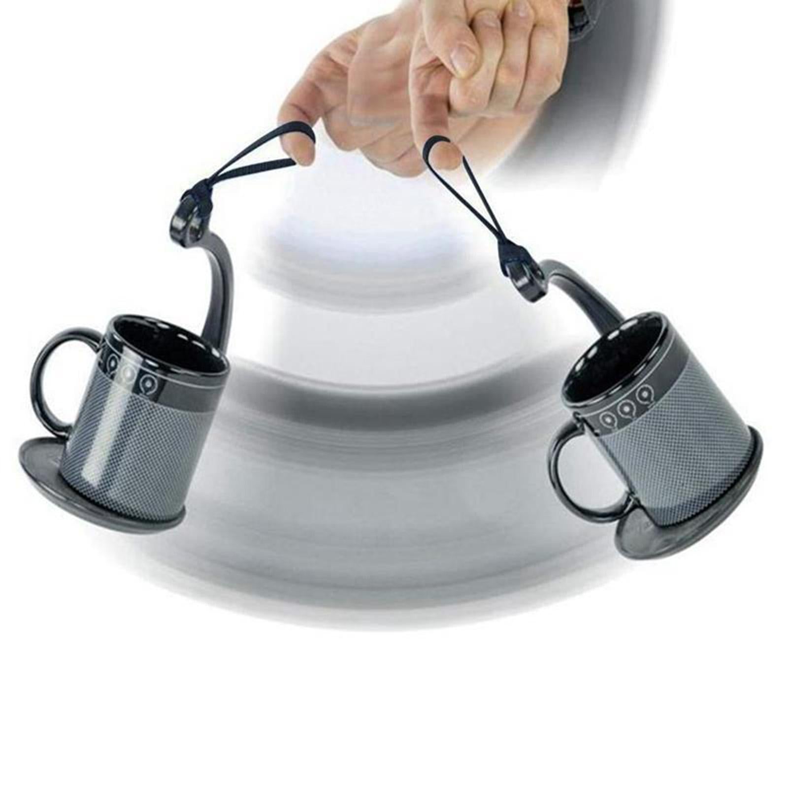 Never Spill Coffee Handle Mug Holder Tea Cup Mat Coaster Cooking Accessory