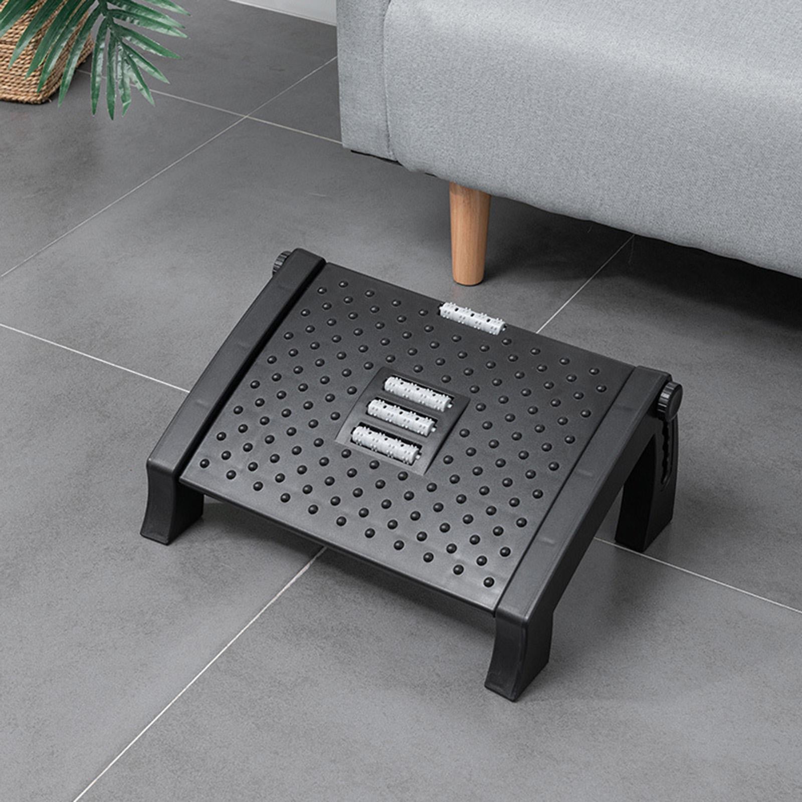 Foot Rest Office Ergonomic Under Desk - Adjustable Height Angle - Footrest