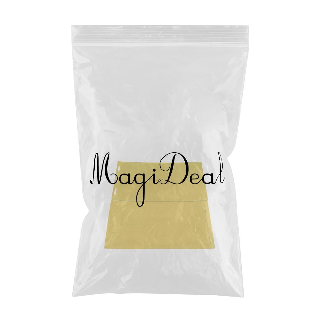 2 PCS Silicone Beekeeping Beeswax Wax Foundation Sheet for Beehive Yellow