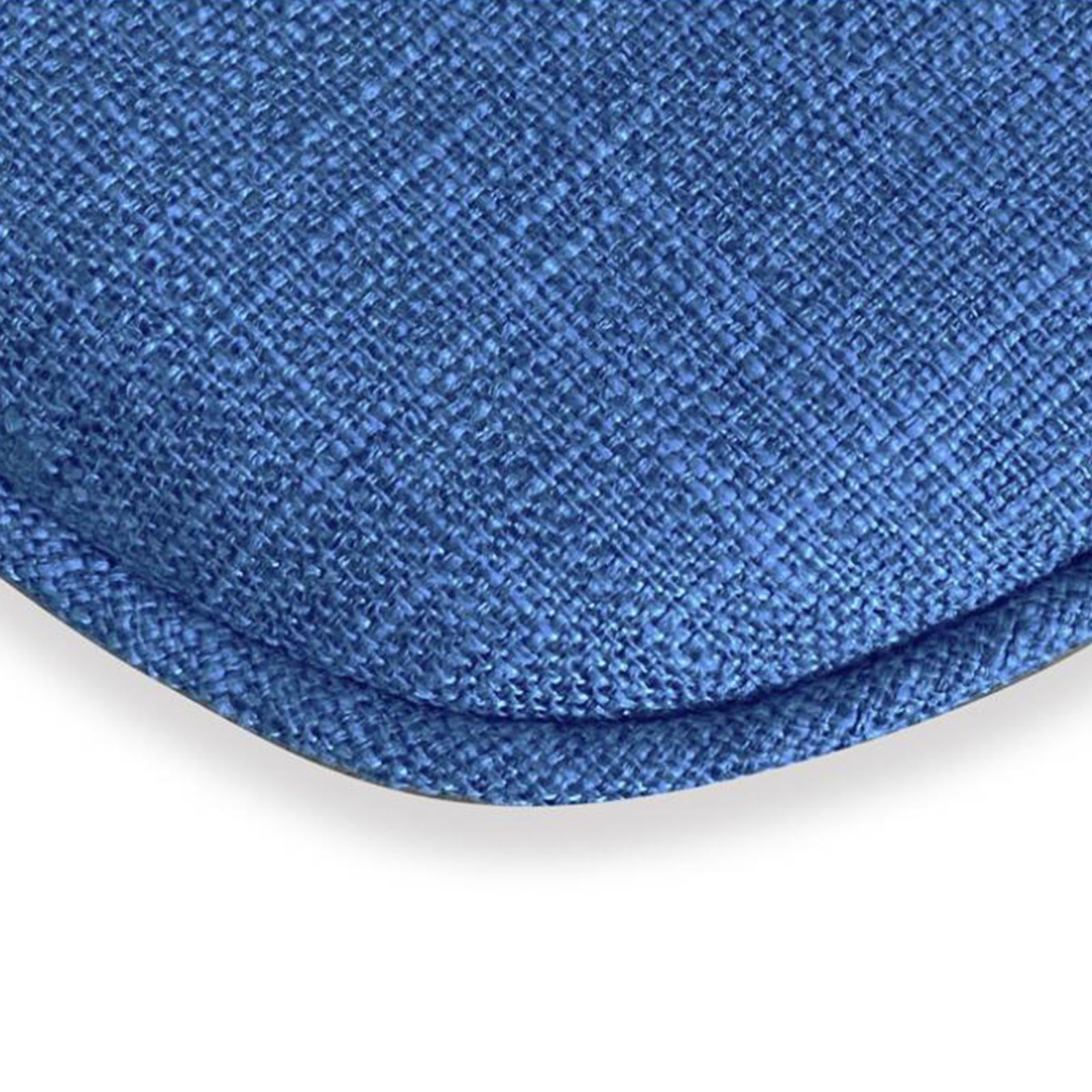 Chair Cushion with Ties Dining Chairs Nonslip Seat Cushion Pad Blue