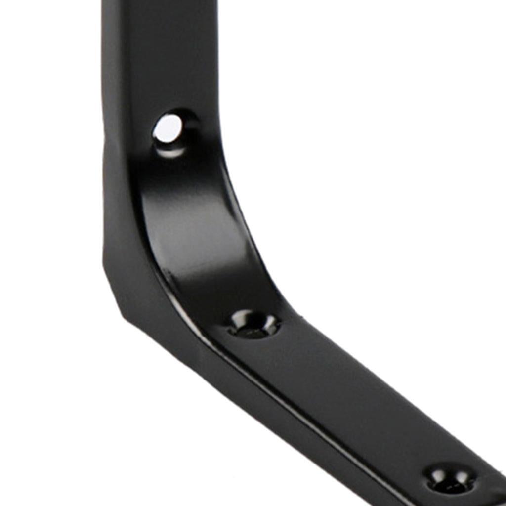 Heavy Duty Shelf Bracket Wall Hanging Shelve L Shaped Brackets Black 4Inch