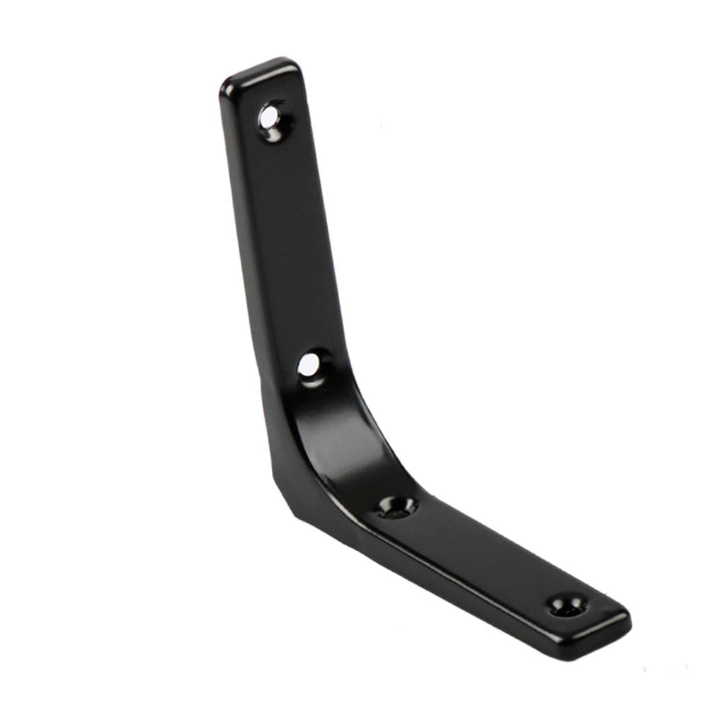 Heavy Duty Shelf Bracket Wall Hanging Shelve L Shaped Brackets Black 4Inch