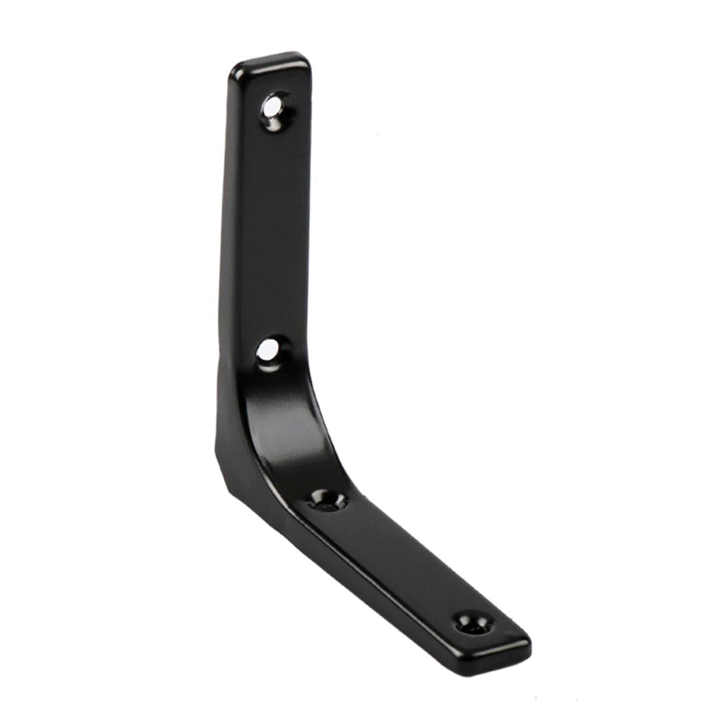 Heavy Duty Shelf Bracket Wall Hanging Shelve L Shaped Brackets Black 4Inch