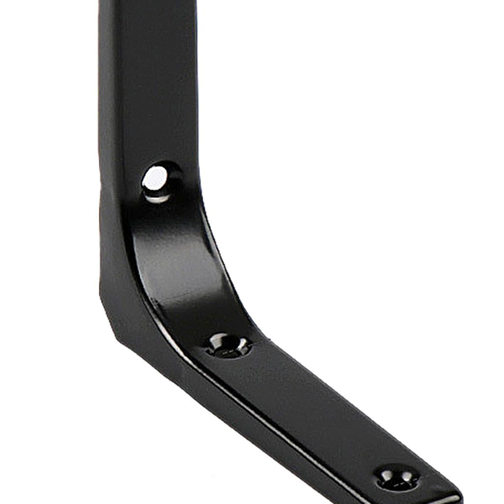 3xHeavy Duty Shelf Bracket Wall Hanging Shelve L Shaped Brackets Black 5Inch