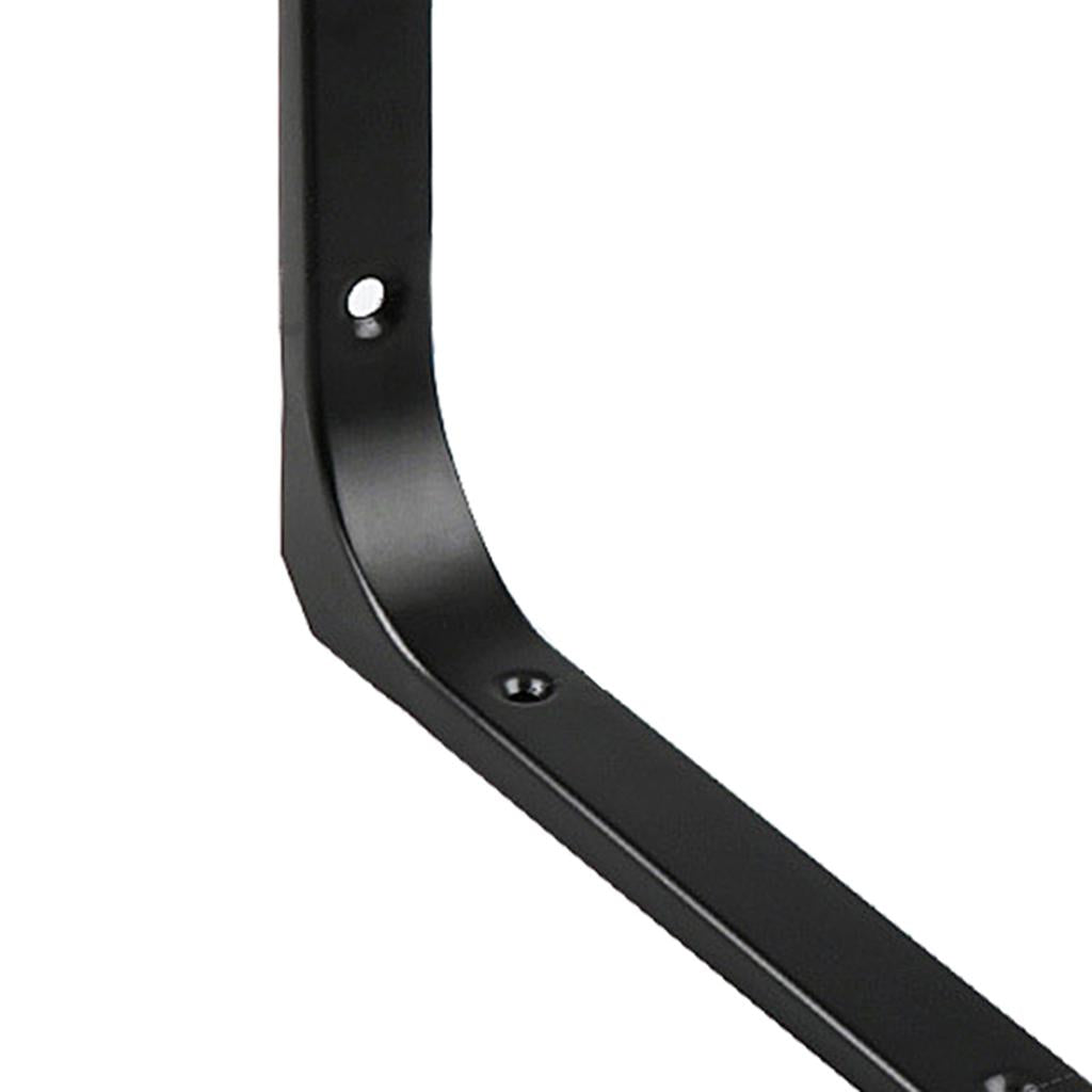 Heavy Duty Shelf Bracket Wall Hanging Shelve L Shaped Brackets Black 10Inch