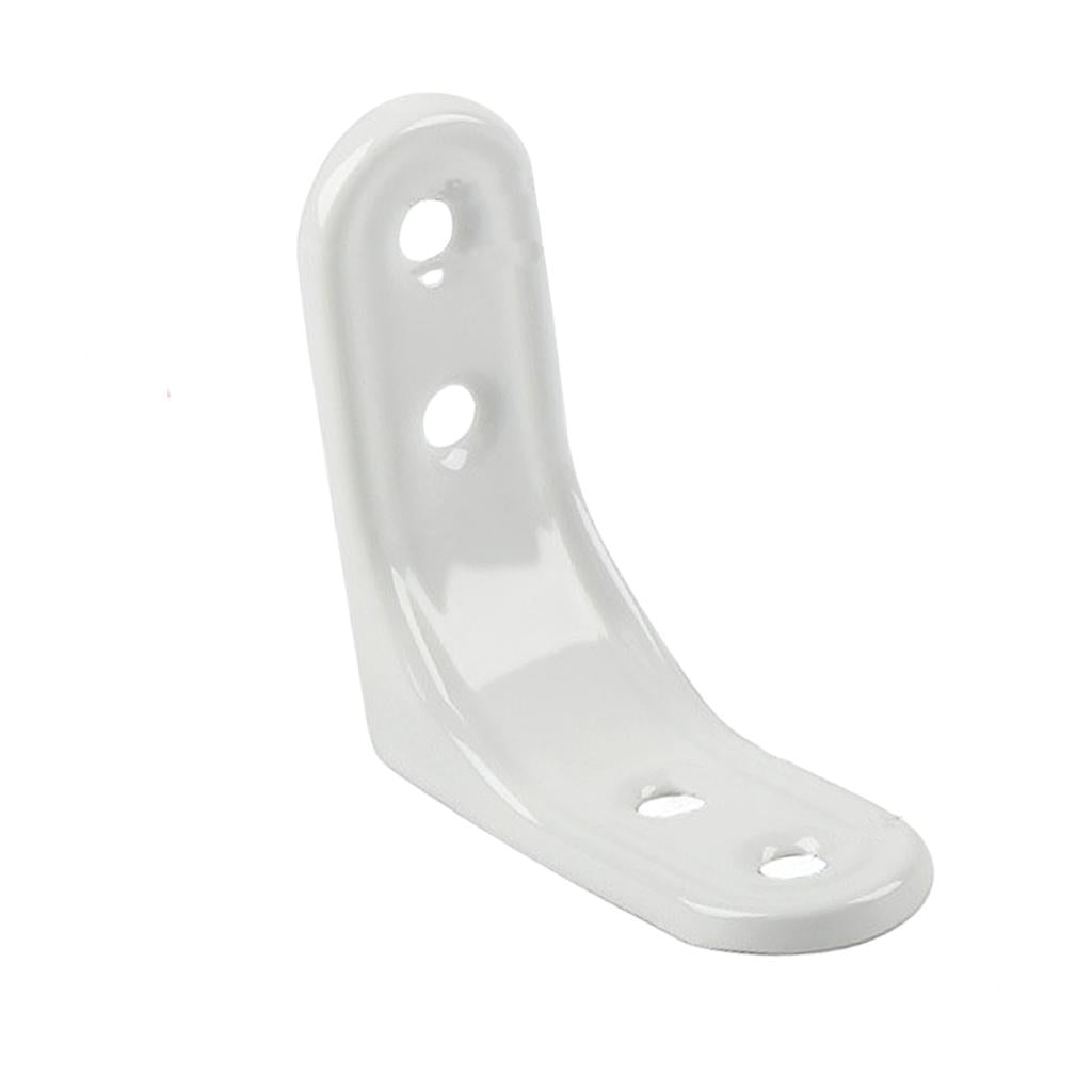 Heavy Duty Shelf Bracket Wall Hanging Shelve L Shaped Brackets White 2Inch