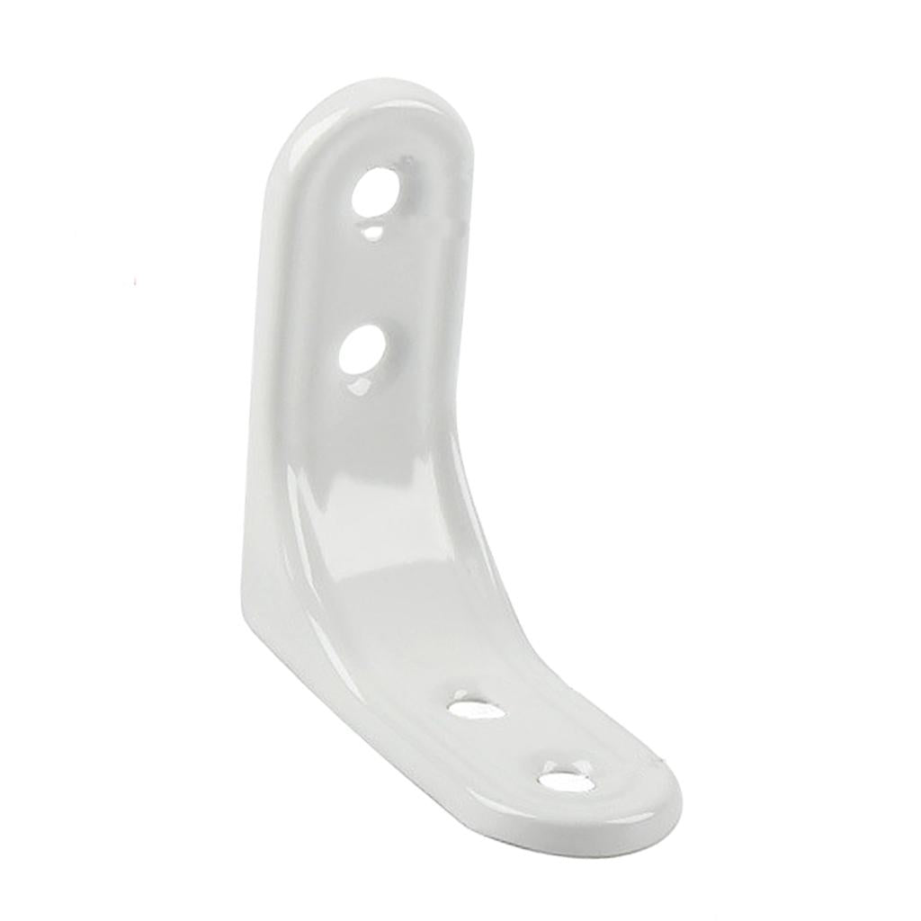 Heavy Duty Shelf Bracket Wall Hanging Shelve L Shaped Brackets White 2Inch