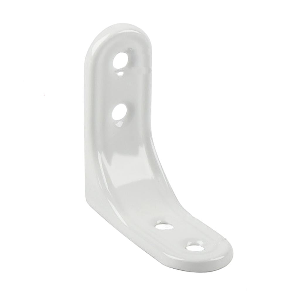 Heavy Duty Shelf Bracket Wall Hanging Shelve L Shaped Brackets White 2Inch