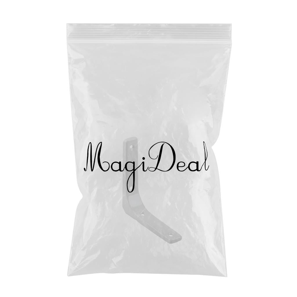 Heavy Duty Shelf Bracket Wall Hanging Shelve L Shaped Brackets White 4Inch