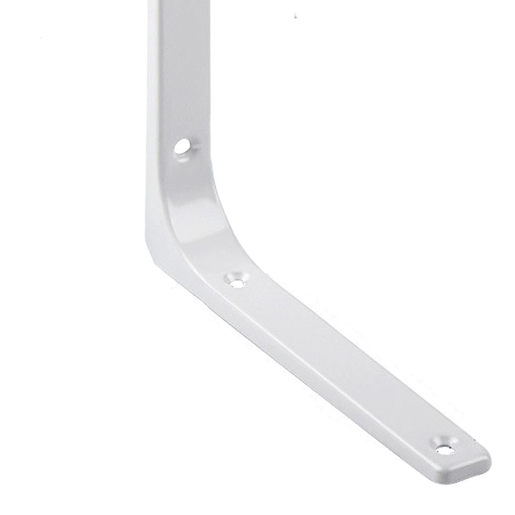 4xHeavy Duty Shelf Bracket Wall Hanging Shelve L Shaped Brackets White 6Inch