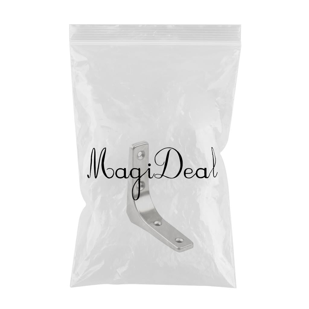 Heavy Duty Shelf Bracket Wall Hanging Shelve L Shaped Brackets Silver 3Inch