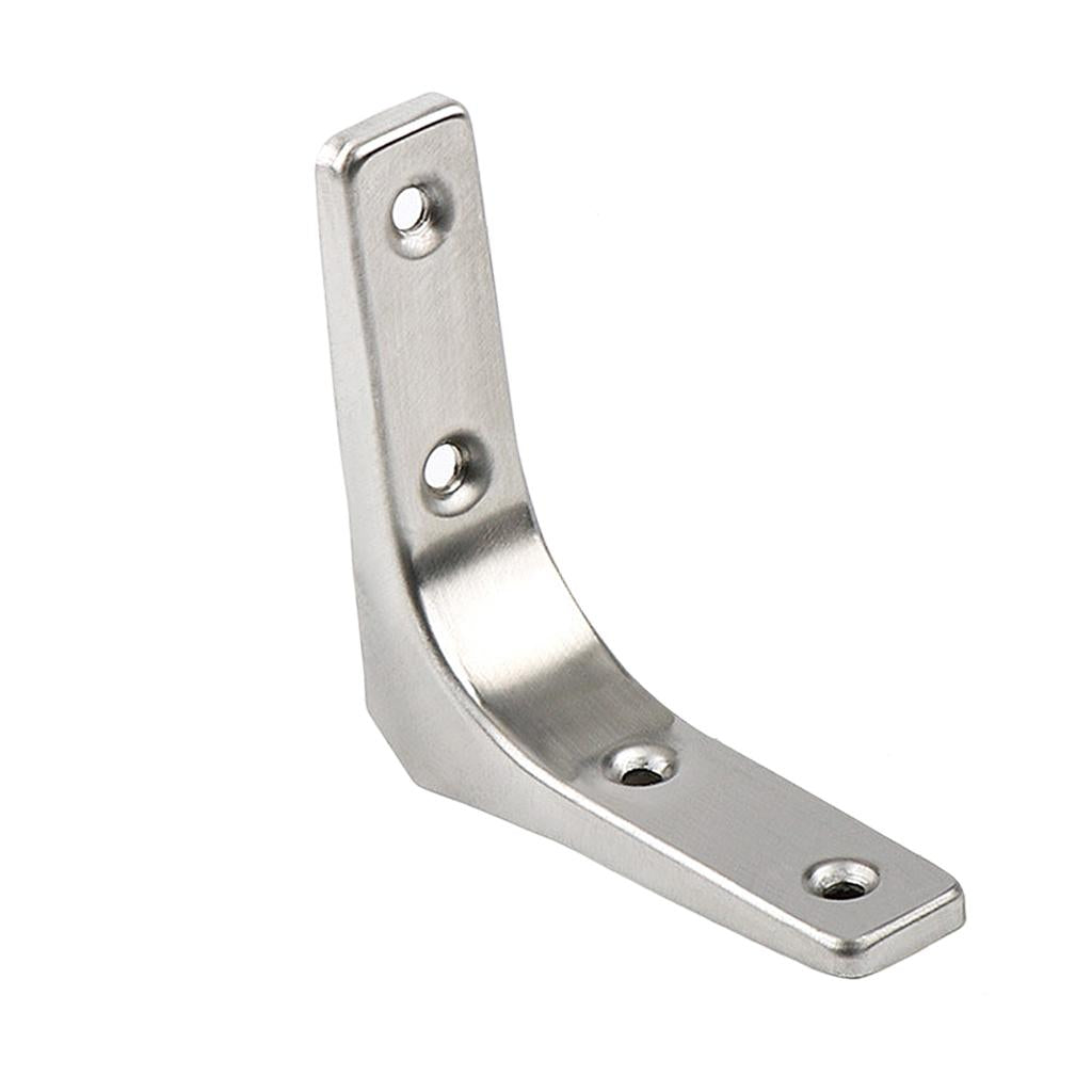Heavy Duty Shelf Bracket Wall Hanging Shelve L Shaped Brackets Silver 3Inch