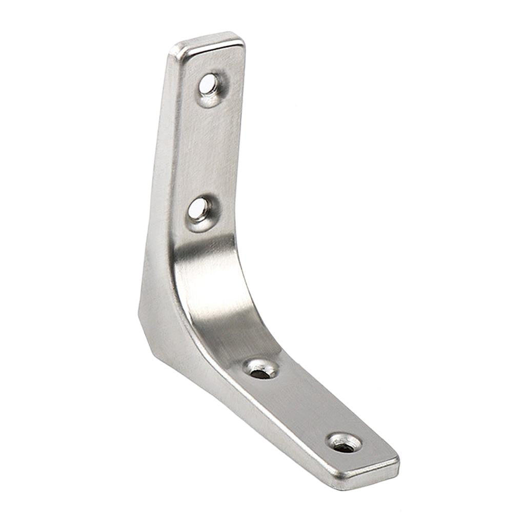Heavy Duty Shelf Bracket Wall Hanging Shelve L Shaped Brackets Silver 3Inch