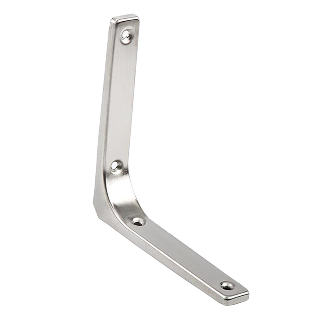 Heavy Duty Shelf Bracket Wall Hanging Shelve L Shaped Brackets Silver 5Inch
