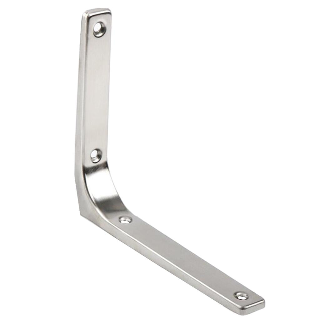Heavy Duty Shelf Bracket Wall Hanging Shelve L Shaped Brackets Silver 6Inch