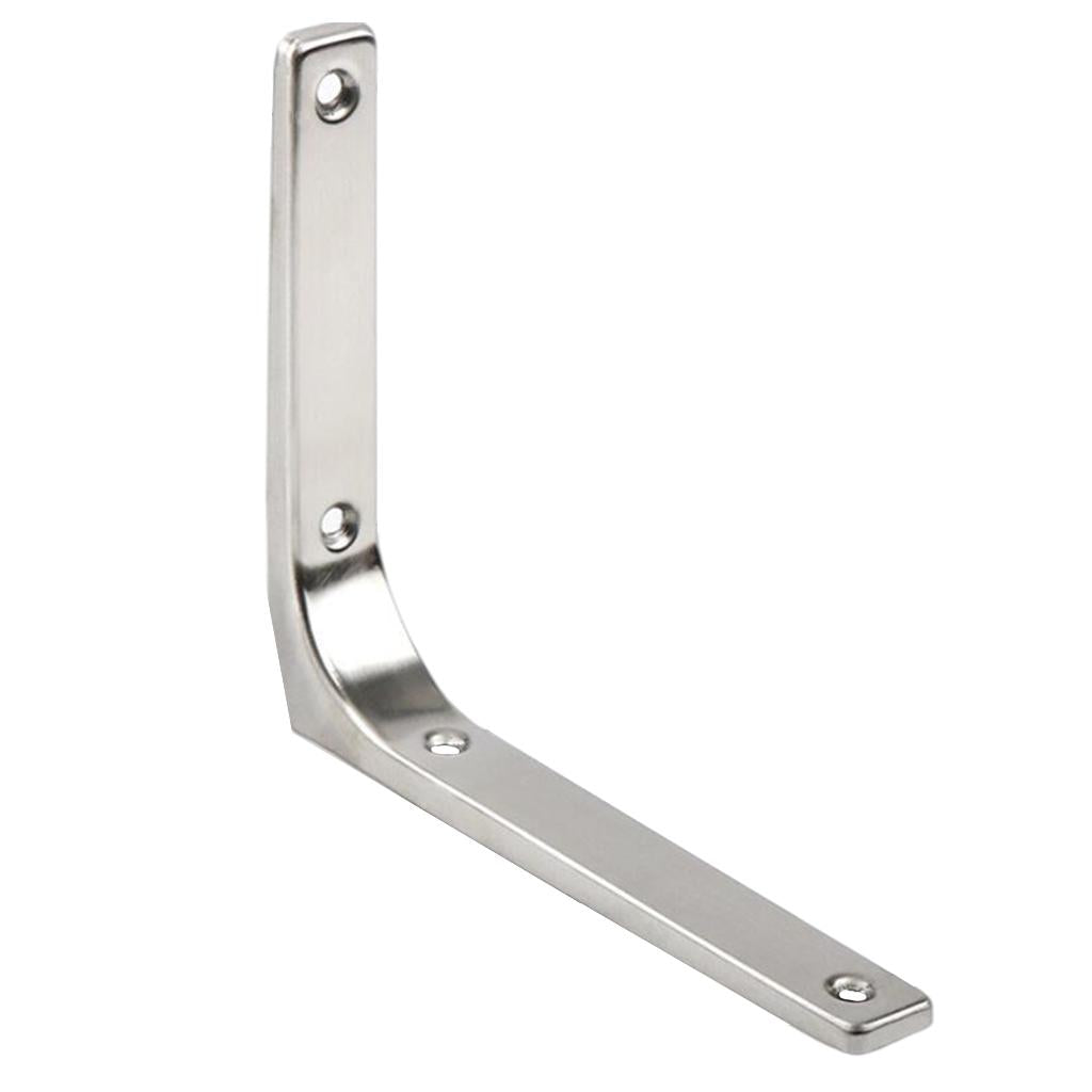 Heavy Duty Shelf Bracket Wall Hanging Shelve L Shaped Brackets Silver 6Inch