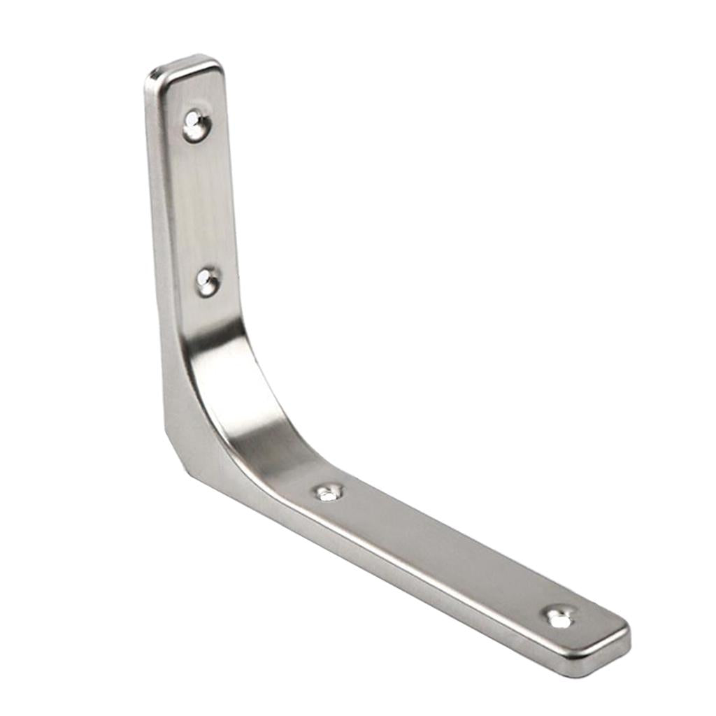 Heavy Duty Shelf Bracket Wall Hanging Shelve L Shaped Brackets Silver 8Inch