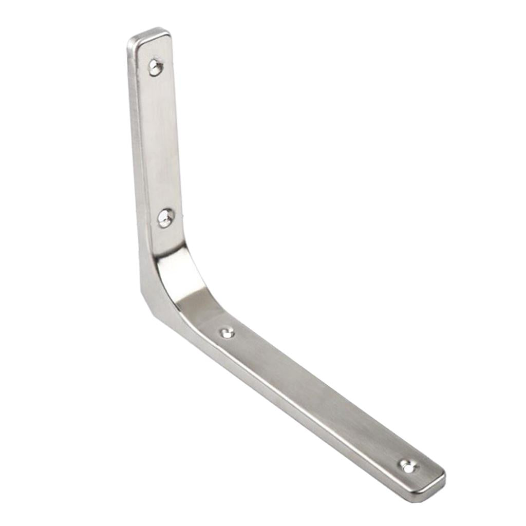 Heavy Duty Shelf Bracket Wall Hanging Shelve L Shaped Brackets Silver 10Inch
